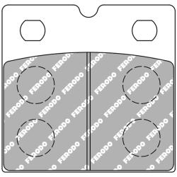 Plaquettes de frein Ferodo Eco Friction FDB108EF Plaquettes de frein Ferodo