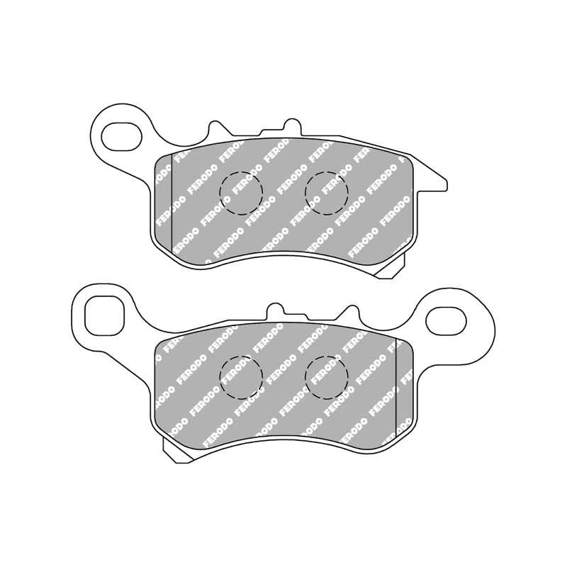Ferodo Brake Pads Eco Friction FDB2311EF Brake Pads Ferodo