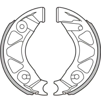 RMS Rear brake shoes Yamaha Bws 50cc 2006 Brake Shoes RMS