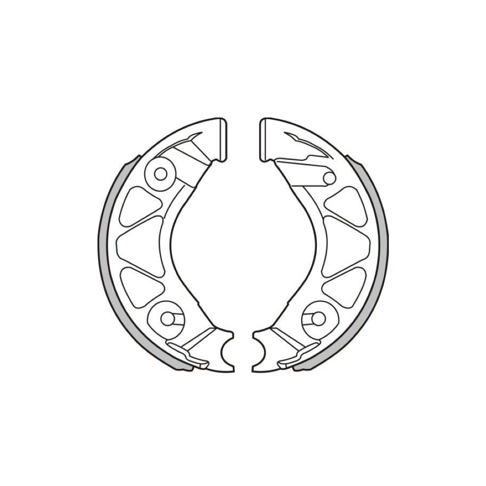 RMS Zapatas freno trasero Yamaha Bws 50cc 2006gt Zapatas de freno RMS