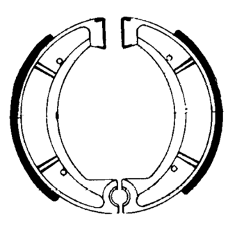 FERODO Brake Shoes FSB734 Brake Shoes Ferodo