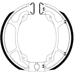 FERODO Brake Shoes ECO FSB963A Brake Shoes Ferodo