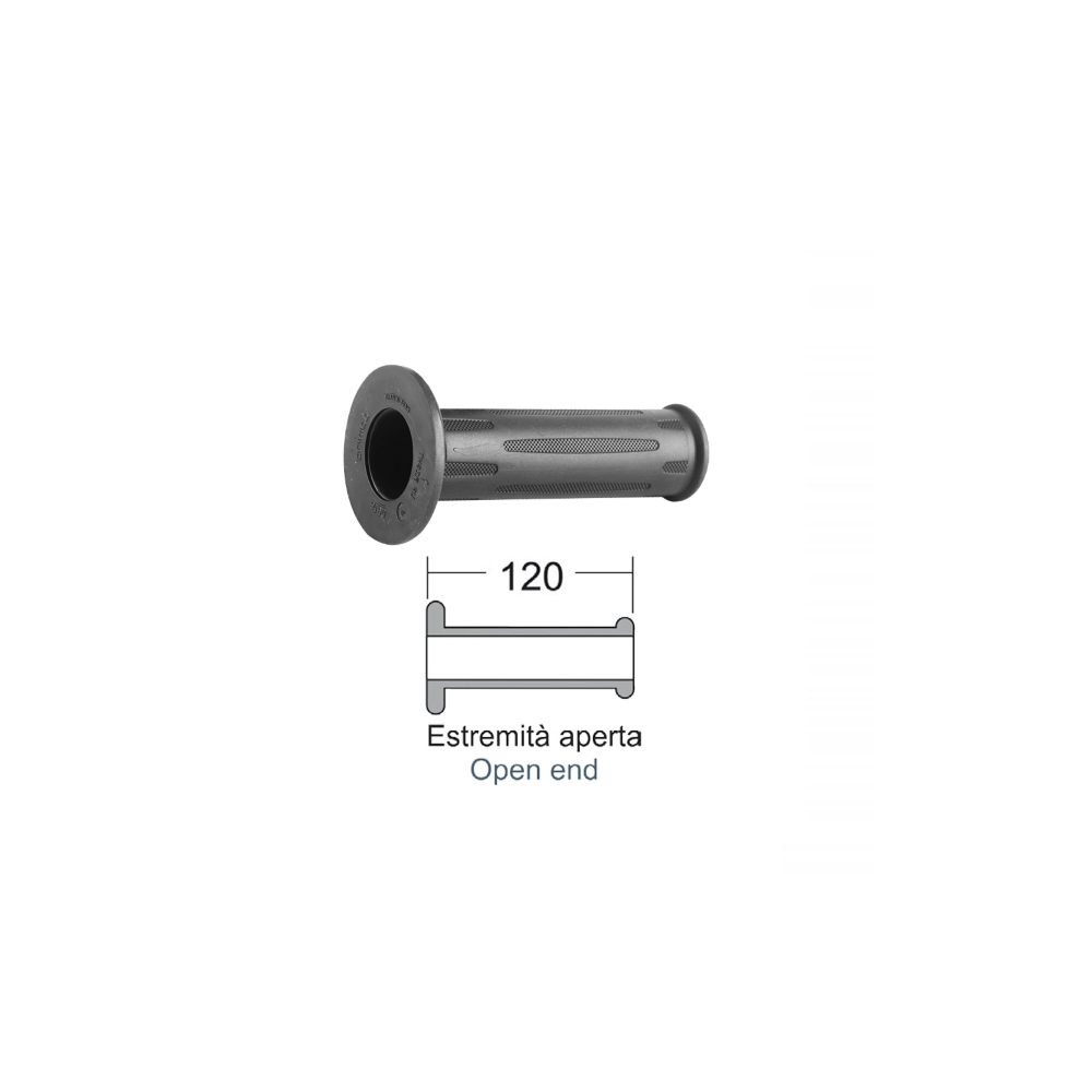 Manopole Domino Riscaldate Bmw Nero
