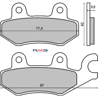 Pastiglie Freno Organiche Kymco Dink 125-150cc