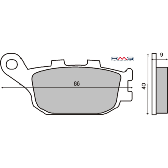Pastiglie Freno Organiche Honda Cbr 600F
