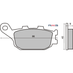 Pastiglie Freno Organiche Honda Cbr 600F