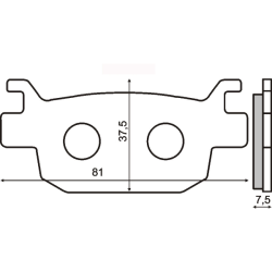 Pastiglie Freno Sinter-Tech Honda Jazz 250cc