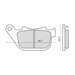 Pastiglie Freno Sinter Sinterizzate Harley Davidson Sportster 1200