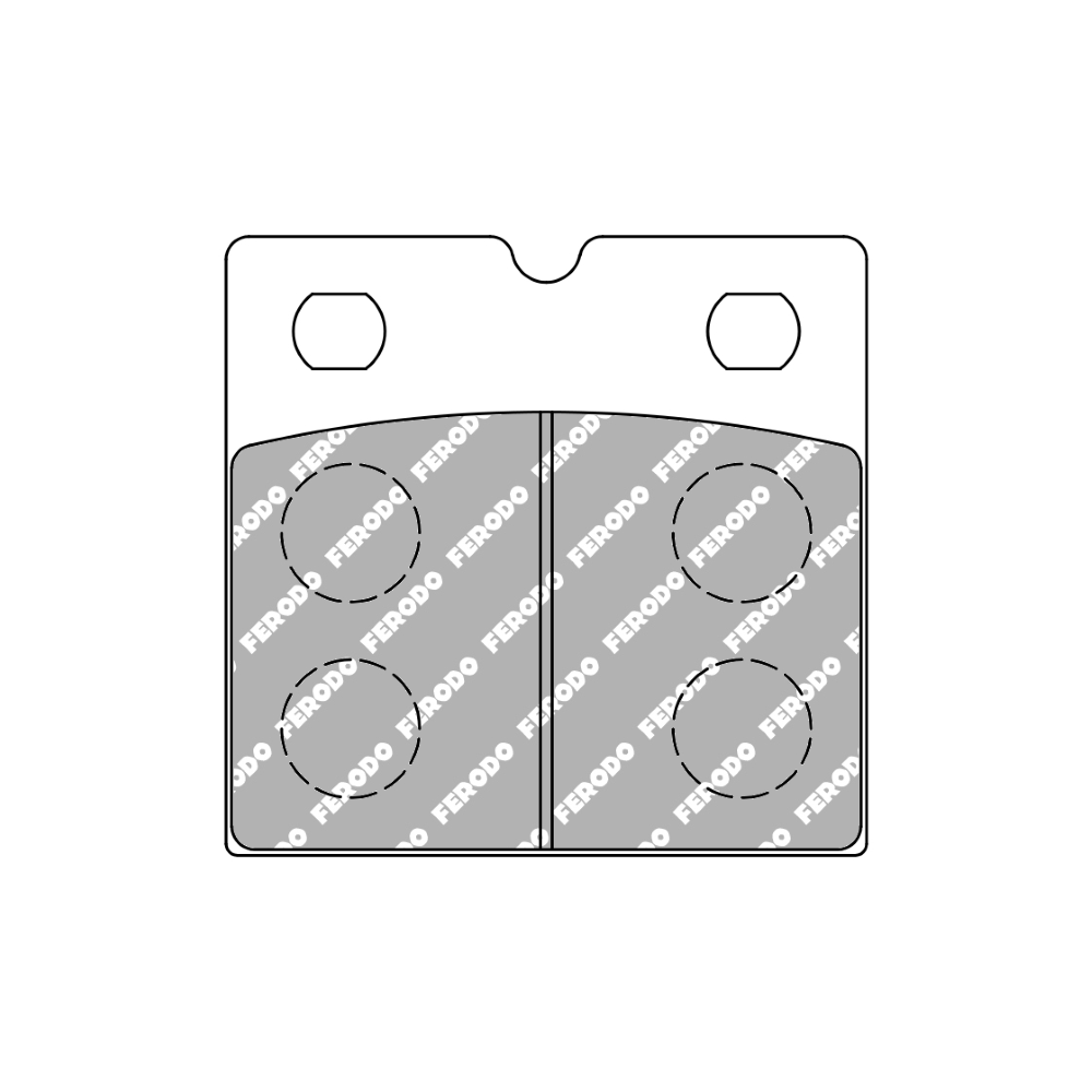 Ferodo Plaquettes de Frein Platine Route FDB108P Plaquettes de frein Ferodo