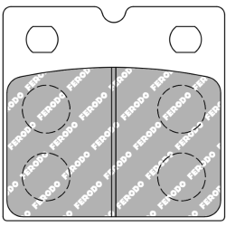 Ferodo Brake Pads Platinum Road FDB148P Brake Pads Ferodo