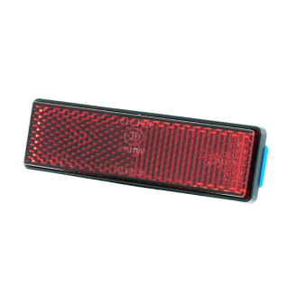 RMS Red rectangular reflector - adhesive Reflectors RMS