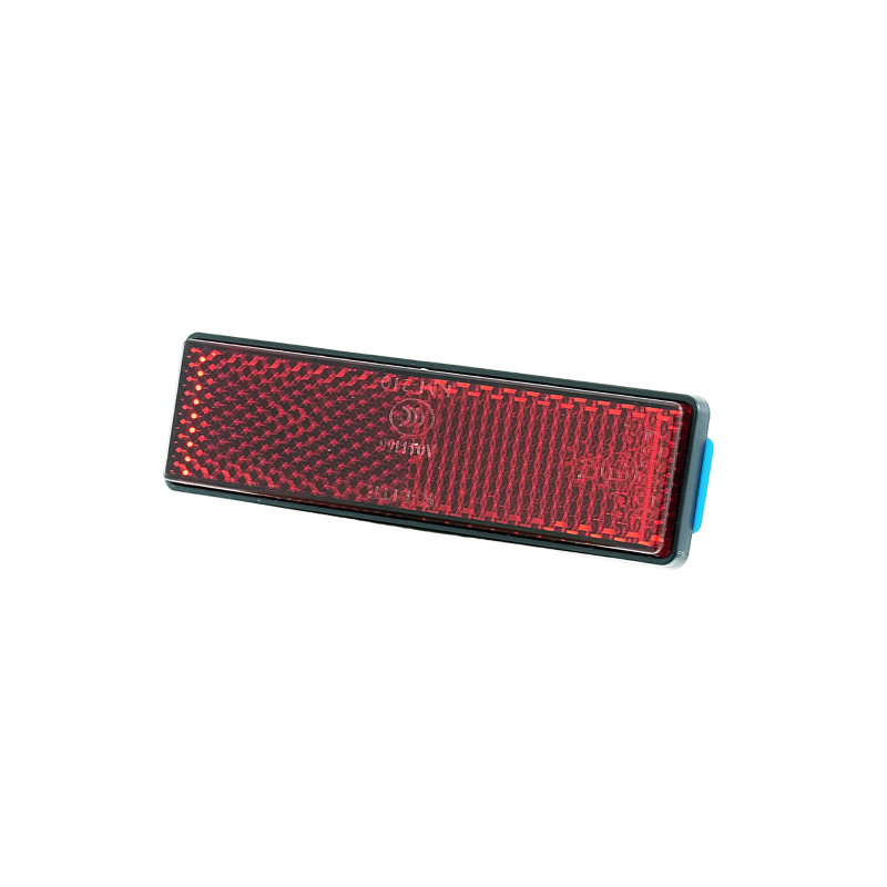  Red Rectangular Reflector - Adhesive Reflectors RMS