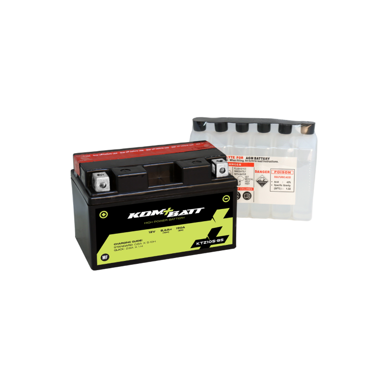 Batterie Kombatt MF KTZ10S-BS Batteries au plomb-acide Kombatt