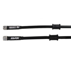 1300MM BRAKE HOSE - 18 BSP SWIVEL NUTS - BLACK Brake hoses and small parts Evok