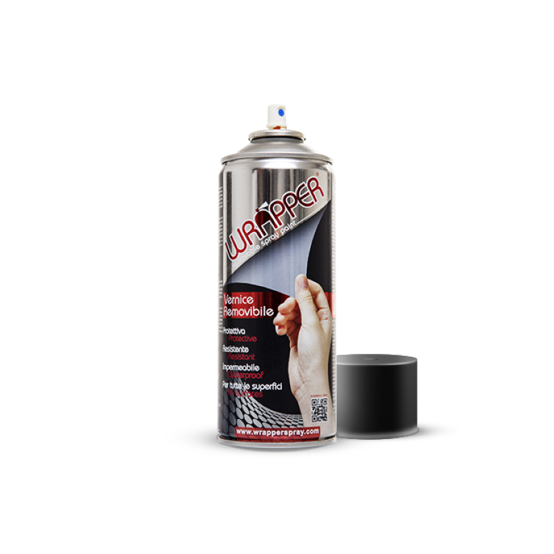 Bomboletta vernice rimovibile Wrapper Nero Opaco 400ml Prodotti per officina Wrapperspray