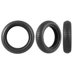 Copertone Monopattino Elettrico - 8 1/2 X 2, Nero, Piena