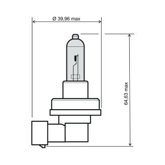 Lampadina RMS H8 12V 35W - Bianca RMS