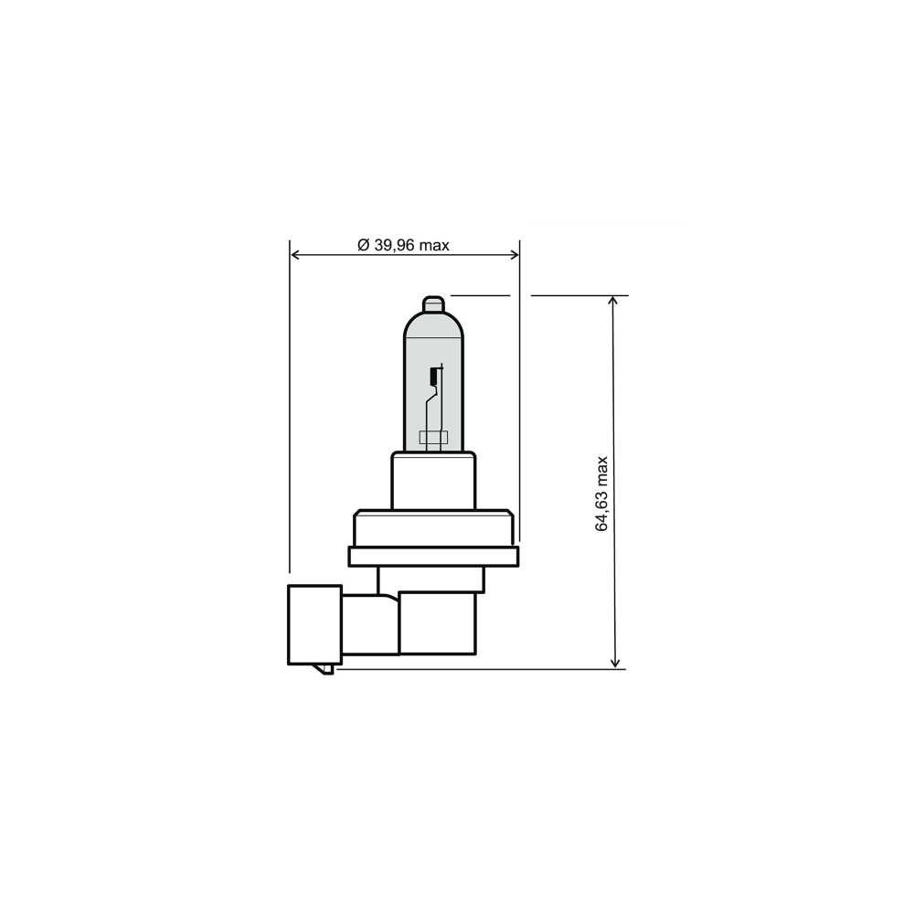 Lampadina RMS H8 12V 35W - Bianca RMS