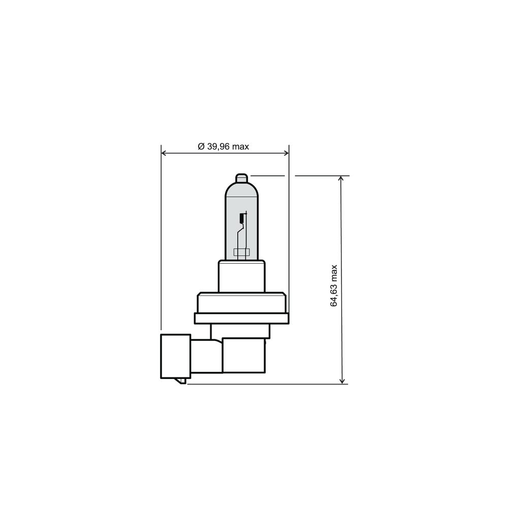 Lampadina RMS H11 12V 55W - Bianca RMS