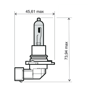 Lampadina RMS HB3 12V 65W - Bianca RMS