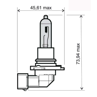 Lampadina RMS HB3 12V 65W - Bianca RMS