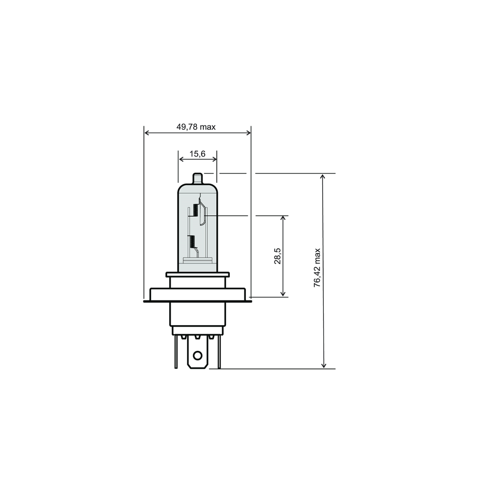 Lampadina RMS hs1 12V 35/35W - Bianca RMS