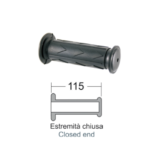 Par de Puños RMS negros Easy grip Perillas RMS