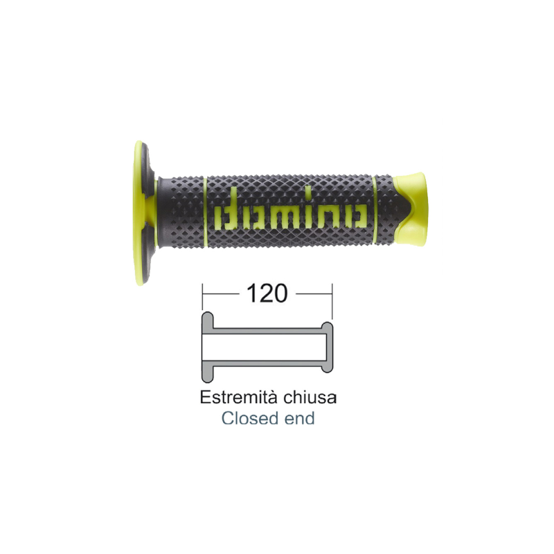 Domino Grips Soft Hand Black/Yellow Grips Domino