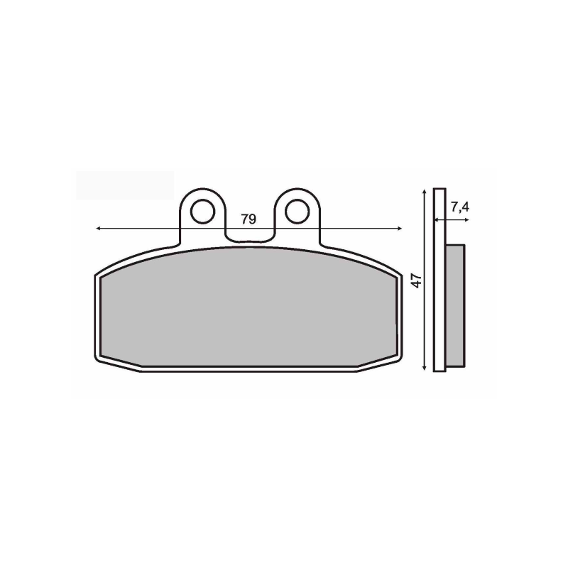 Pastiglie Freno Sinter-Tech Aprilia Scarabeo 125 Pastillas de freno RMS
