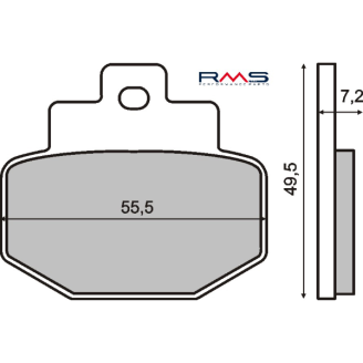 Pastiglie Freno Organiche Piaggio Hexagon 125cc