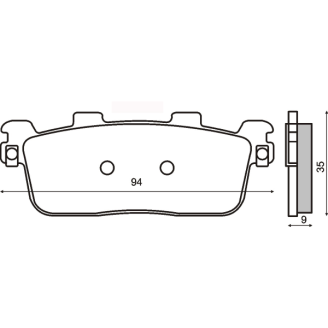 Pastiglie Freno RMS Organiche Kymco People S 125-200-250cc Bremsbeläge RMS