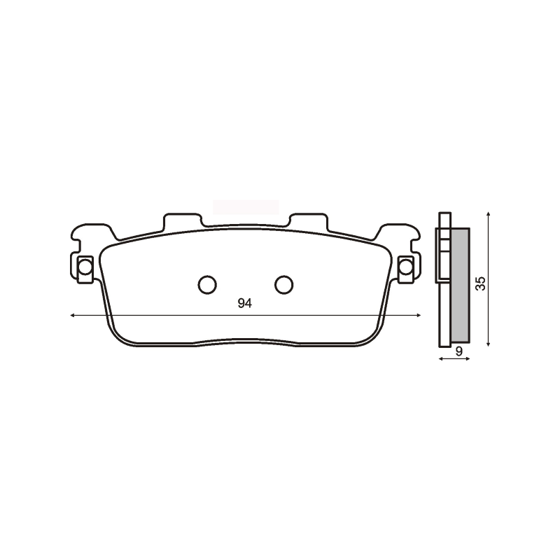  Organic Brake Pads Kymco People S 125-200-250cc Brake Pads RMS
