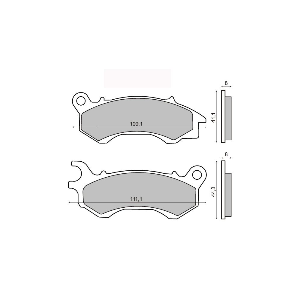 Pastiglie Freno Organiche Honda Pcx 125-150cc