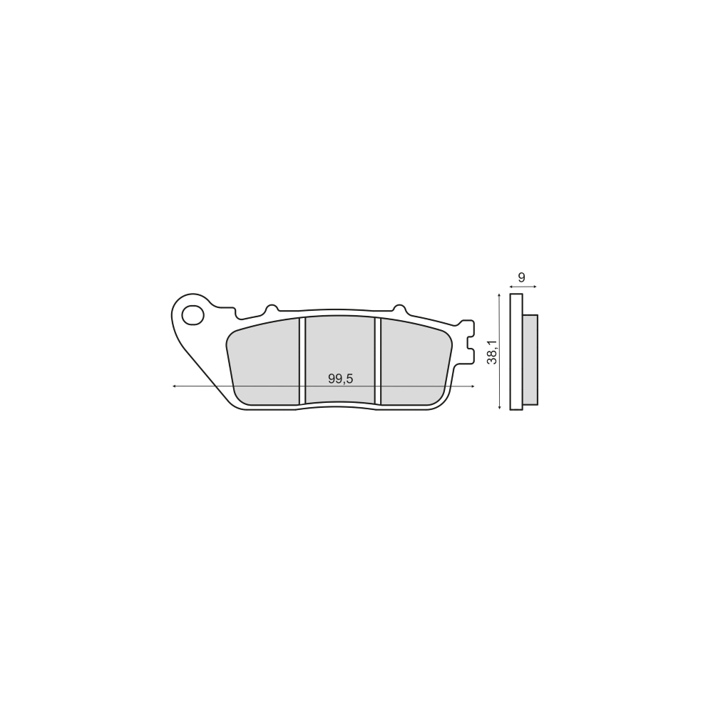 Pastillas de Freno Orgánicas RMS Honda CB 1000R Pastillas de freno RMS