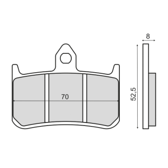 Pastiglie Freno Sinter-Tech Honda Rs 125R