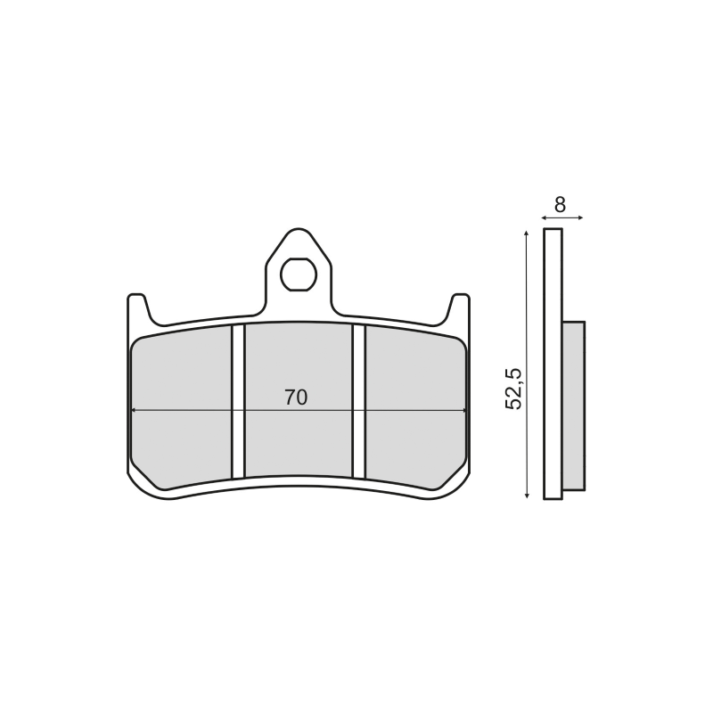 Pastiglie Freno Sinter-Tech Honda Rs 125R Pastillas de freno RMS