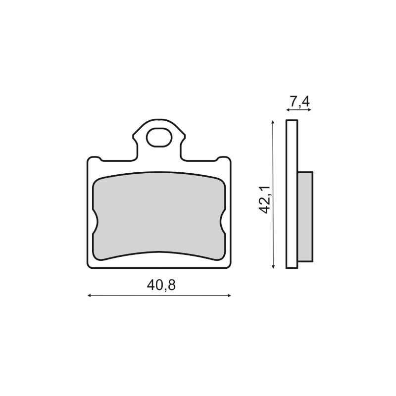Pastiglie Freno Sinter-Tech Ktm E-Sm Plaquettes de frein RMS