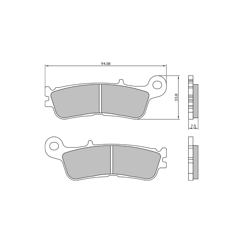 Pastiglie Freno Sinter-Tech Yamaha YZ450F Efi Pastiglie Freno RMS