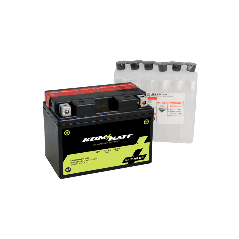 Kombatt Battery KTZ14S-Bs Lead-Acid Batteries Kombatt