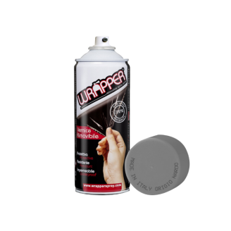 Wrapper Bombe de peinture amovible gris nardo 400ml Produits d'atelier Wrapperspray