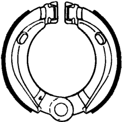 FERODO Brake Shoes FSB871 Brake Shoes Ferodo