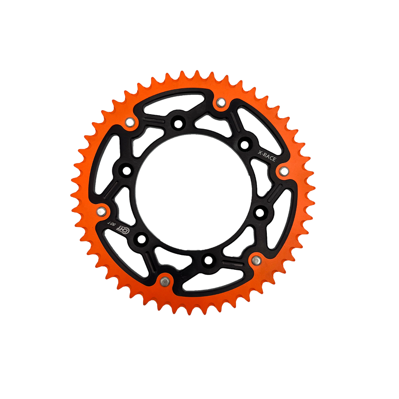 Piñón trasero 897 - 51 X-RACE Naranja-Negro Coronas Chiaravalli Group Spa