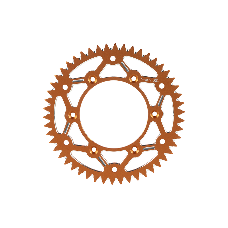 Rear Sprocket 897 - 52 Ec Orange Sprockets Chiaravalli Group Spa
