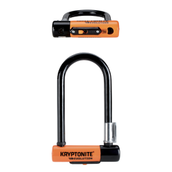 U-Lock Mini-9 - Black Orange Locks and Chains Kryptonite