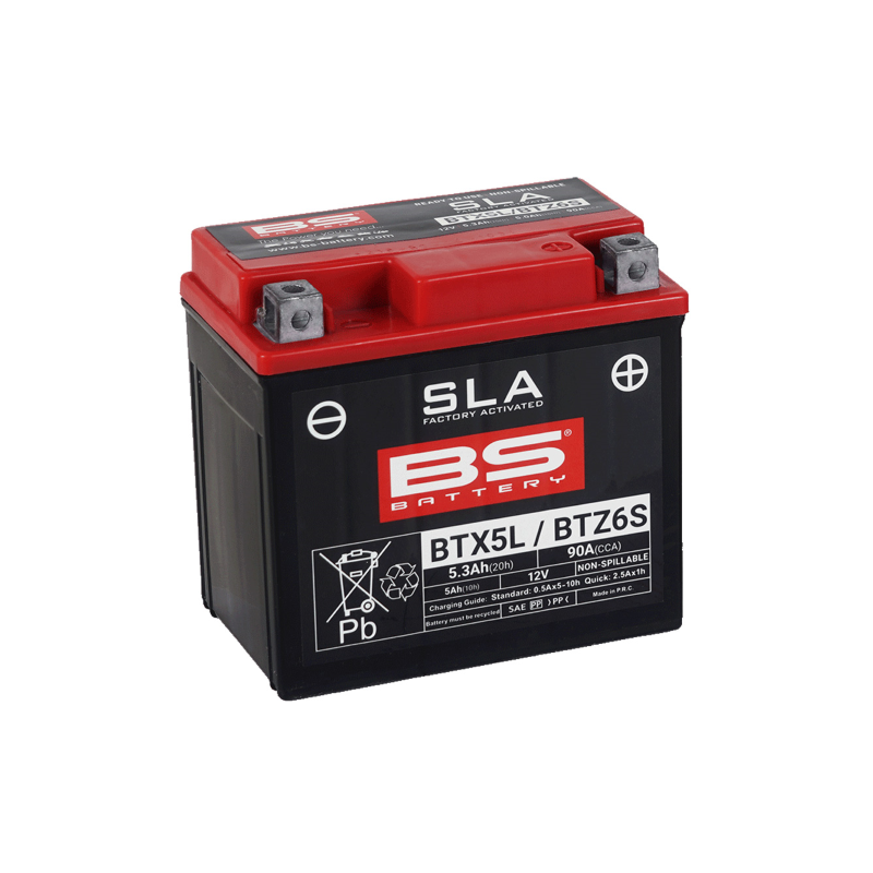 Batteria Bs Sla BTX5L Batterie al Piombo BS-Battery