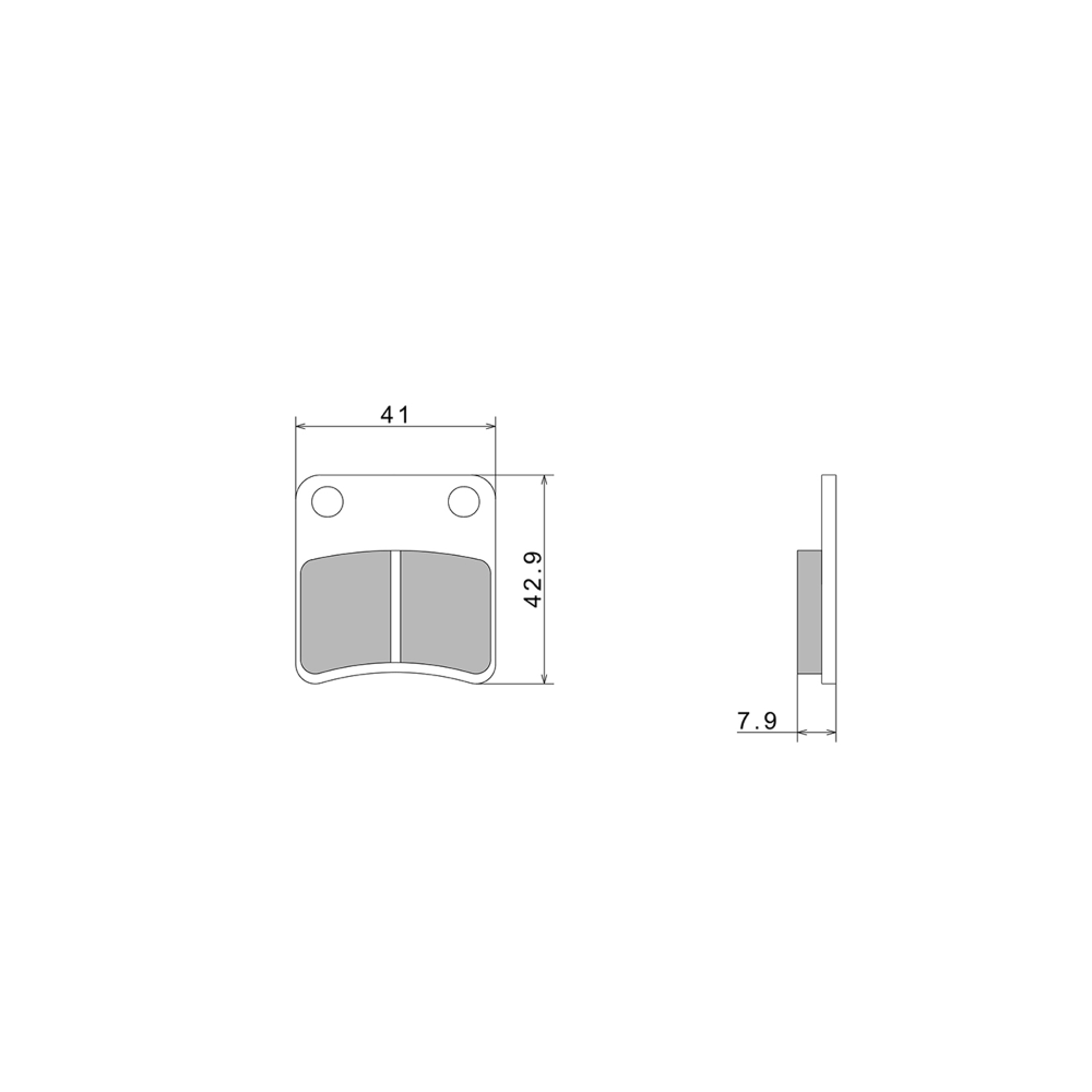 Pastiglie Freno Nissin A0420 Premium Semi-Metallic - 2P-246NS