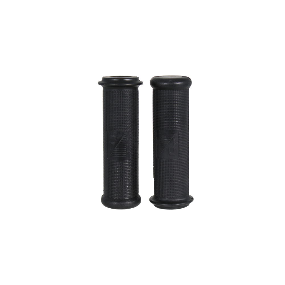 Coppia Manopole Nere Ø 21 Classic Per Piaggio Vespa 50 L-R/125 Vma-Vnb 1-2/150 Vba