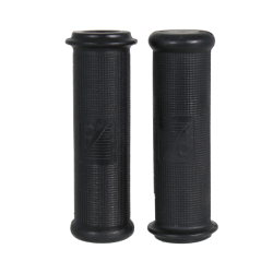 Coppia Manopole Nere Ø 21 Classic Per Piaggio Vespa 50 L-R/125 Vma-Vnb 1-2/150 Vba