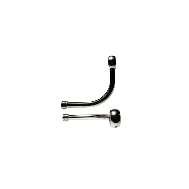 M10 90° Extra Long Banjo, Chrome Braided Hose Kits Evok