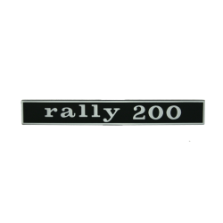 RMS Classic Rear badge Piaggio Vespa Rally 200cc 152515 Nameplates - Shields - Friezes Rms Classic